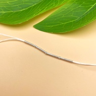 925 silver straight tube charm mixed with bracelet - 925 Silver Charm - Code CB1665