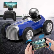 IQ0EM Simulation Audio Charging with Camera Mobile Phone Remote Control Car wifi Visual Toy Car Mode