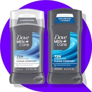 DOVE MEN + CARE Antiperspirant Deodorant Stick Clean Comfort, Sweat & Odor