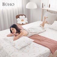 BUHO 激凍冰紗6尺雙人加大床包枕套+竹纖維冰紗涼被150x200cm