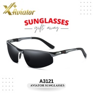 Kính Thể Thao Nam AVIATOR A3121 – Gọng Nhôm Magiê Siêu Nhẹ Kính Phân Cực Polarized Chống UV400