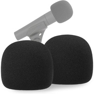 Windscreen for SM57, 2Pack Microphone Pop Filter Compatible with Shure SM57, Mic Foam Replacement Co