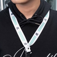 807GARAGE / 807 IDENTITY Lanyard White Star Green