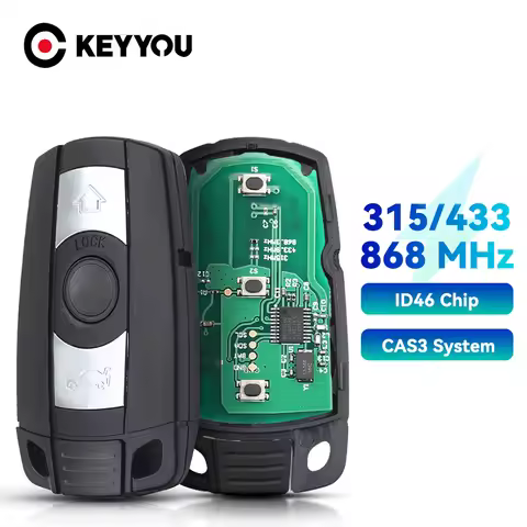 KEYYOU Remote Key 315MHz 433Mhz 868MHz Chip For BMW CAS3 1/3/5/7 Series X5 X6 E60 E61 E70 E71 E87 E9