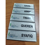 (Premium) Kudat Golf name tag Cabin crew orignal silver100% ORIGNAL name tag Kudat Golf NAMATAG