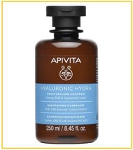 APIVITA 艾蜜塔玻尿酸蜂膠保濕洗髮精 HYALURONIC HYDRA MOISTURIZING SHAMPOO WITH HYALURONIC ACID & HONEY STB 250ML