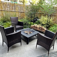 High-End Bonfire Courtyard Outdoor pit Barbecue Table Garden Square Barbecue Stove fire Stove Stove 