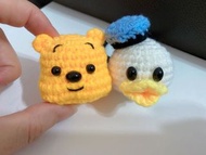 🎀唐老鴨公仔🎀唐老鴨鎖匙扣🎀唐老鴨髪夾🎀全人手鈎織🎀