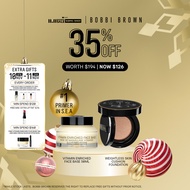 【 35% OFF】 Bobbi Brown 2-pcs set with Weightless Skin Cushion Foundation SPF 40 PA+++ and Vitamin En