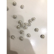 10 mm shell pearls, contents 40 pcs