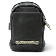 成色極佳 ▼ CHROME HEARTS 男士腕包/背包/收納袋，925 純銀手鍊，黑色銀色五金配件