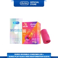 [Toy - Sleeve Condom] Durex Play Slide & Ride Masturbation Sleeve + Durex Invisible Extra Sensitive 