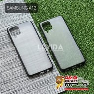 SAMSUNG A12 FUZE CASE TRANSPARENT SHOCKPROFF CASING SAMSUNG A12