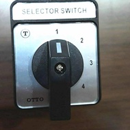 Selector switch OTTO Type Ca-044 plate 1 2 3 4 - Cam switch 4P