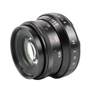 #淘呱呱#7artisans 7 artisans 35mm F1.2 II Lens MF APS-C Portrait Camera Lens for Fuji X/Sony E/Canon EOS-M/Nikon Z/ M4/3 Mo