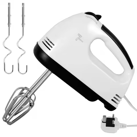 Electric Hand Mixer 7 Modes Hand Mixer Blender Portable Whisk Detachable Cake Mixer Blender Compact 