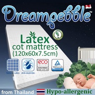 100% Natural Latex Baby Cot Mattress | Made in Thailand | Anti-fungal*Hypoallergenic*High Resilient