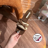 Gao.shoes999 (Available in BIGSIZE) Women's Slippers, Square Toe, Cute Bow Straps. BN04