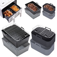 Air Fryer Oven Silicone Basket Pot Approved Food Safe Air Fryer Accessories Air Fryer Basket Replacement Branching frame