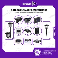 FunTech Outdoor Solar Wall Light / Ground Light Waterproof LED Solar Light Auto Lampu Solar Warna Wa