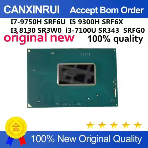 Mainboard 9th Gen I7 9750H SRF6U SRF6X I3 8130 SR3W0 100U SR343 CPU
