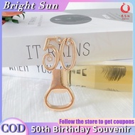 【Local Delivery】 50th Birthday Souvenir Anniversary Bottle Opener Souvenir Giveaways For Birthday