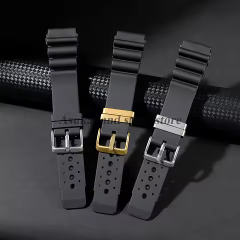 ND Limits Diver Silicone Strap Watch Band 20mm 22mm 24mm for Seiko for Citizen for Water Ghost for P
