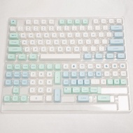 Bộ Keycap PBT Nhuộm Màu Bạc Hà Tinh Thể Băng 135 Phím Profile XDA Tương Thích Với Switch Cherry MX B
