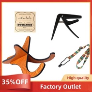 4-In-1 Ukulele Accessory Set, Ukulele Stand, Ukulele Strap, Ukulele Capo, Strings Factory Outlet