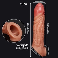 Hollow penis sleeve, extended spike sleeve, cock sleeve, adult sex toy, one-piece penis sleeve