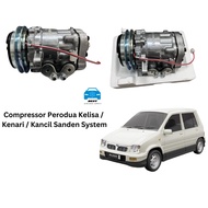 HIGH QUALITY Air-cond Compressor Perodua Kelisa / Kenari / Kancil Sanden System