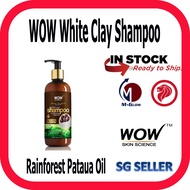 (SG Seller) WOW Skin Science Amazon Rainforest White Clay Shampoo, 300ml