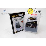 MATA Mollar 19pc HSS Steel Drill Bit Set Mollar 19 HSS Twist Drill Bit Set