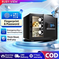 Safety Box Fingerprint Safe Box Electronic Digital Password Office Fireproof 保险箱