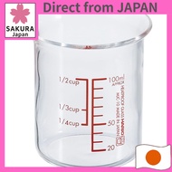 HARIO Made in Japan Heatproof Glass Measuring Cups & Pudding Cups 100ml/200ml/500ml MJC-10-R-BK/MJC-
