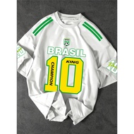 mens brazil king t shirt fan