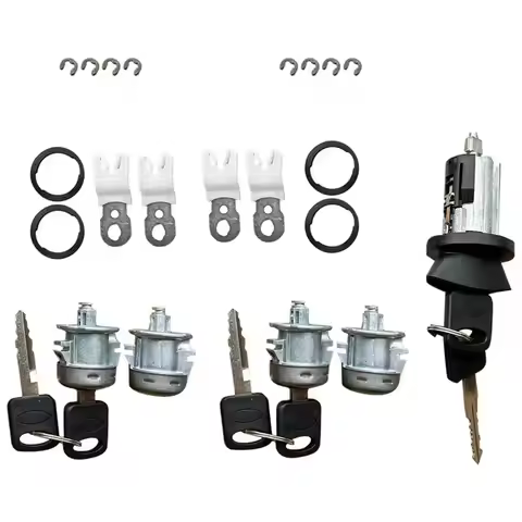 Whole Set Ignition Cylinder Door Lock 703369 707624C For Ford Ranger Econoline Van E150 E250 E350 Fo
