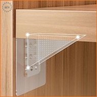 [LS] 4pcs Adhesive Shelf Support Pegs For Kitchen Bedroom Closet Cabinet Shelf Support Clips Wall Ha