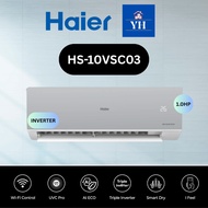 HAIER 1.0HP INVERTER AIRCOND/AIR CONDITIONER HS-10VSC03 (DELIVERY KLANG VALLEY AREA ONLY)
