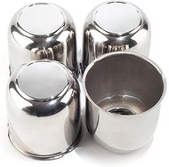 GTownWorks 3.27inch Stainless Steels Trailer Wheel Center Caps 83mm Fit 3.27" Center Bore Truck Trai