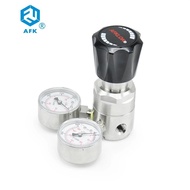 Stainless steel 316L piston 1/4"Female NPT nitrogen gas pressure regulator 6000psi high pressure