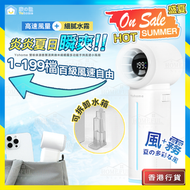 Yohome 噴霧迷你風扇 | 雙核保濕香薰清爽微米級噴霧多功能手持高速小風扇 GF04【香港行貨】