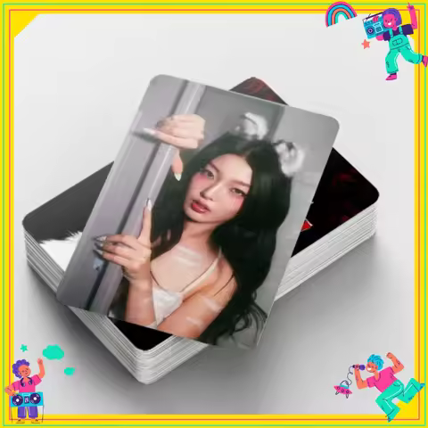 92Pcs/Set Kpop Idol KATSEYE New Album BEAUTIFULCHAOS Lomo Cards LARA DANIELA HD Printd Photocards St