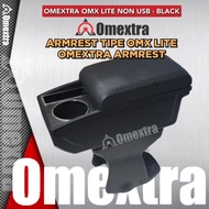 Armrest Mobilio - Console Box Mobilio Brio BRV - Armrest Box Mobilio B - OMX LITE JAHIT HITAM