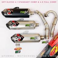 Knalpot GP7 KLX 150 4.1 Standart Comp & 4.0 Full Comp Carbon