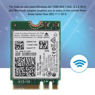Intel 7265 AC Dual Band Wireless-AC Network Card+BT