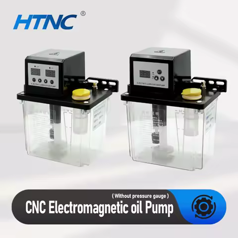 Automatic CNC Lubrication Pump Oil System 1L 2L AC110V 220V Lubricating Oil Pump Electromagnetic Out