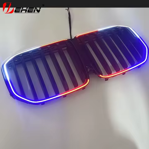 19-25 LED Light Grille For BMW X3 X4 X5 X6 X7 G05 G07 G06 Style Kidney Grille Front Grill Grid Illum