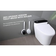 ECOCO Silicone Brush Head Toilet Brush Toilet Wall-Mounted Household