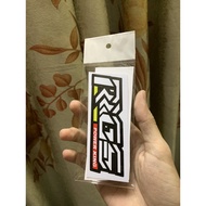 RRGS Taiwanese style car stickers [3,3*10,6cm] - 1 set has 2 stamps